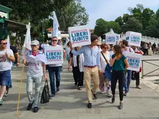 Una manifestazione per il "sì" al suicidio assistito