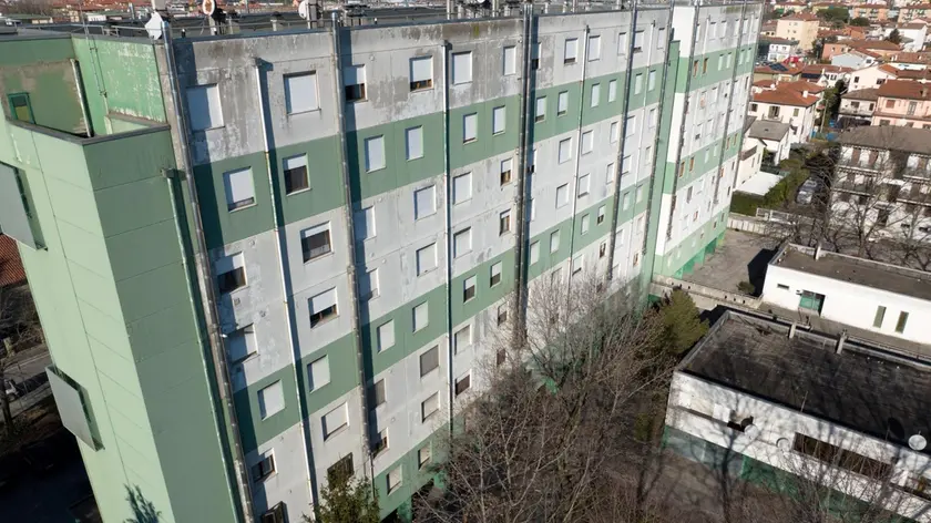 Gli alloggi Ater in via del Bosco