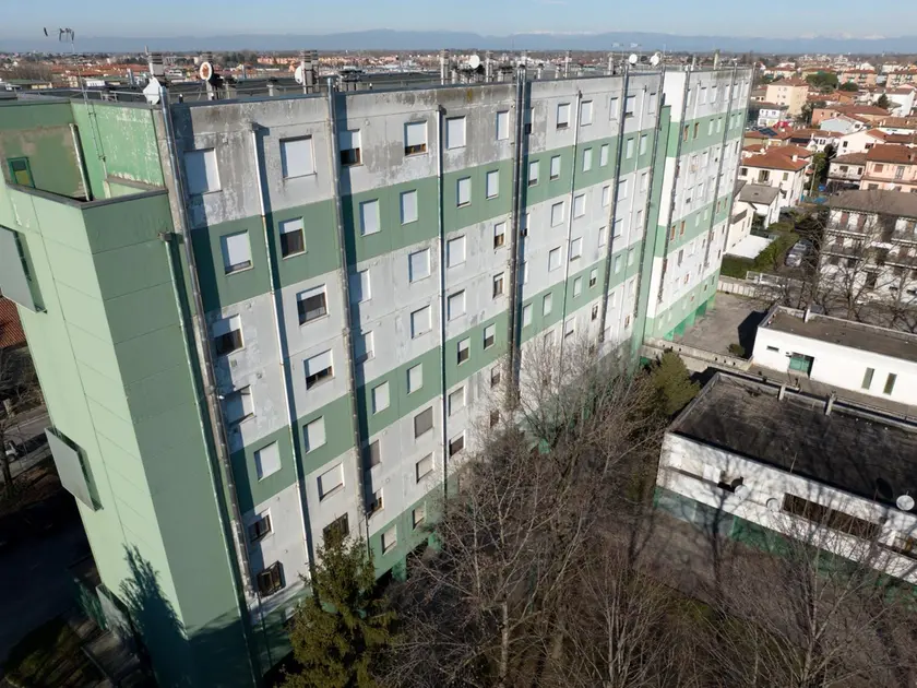 Gli alloggi Ater in via del Bosco