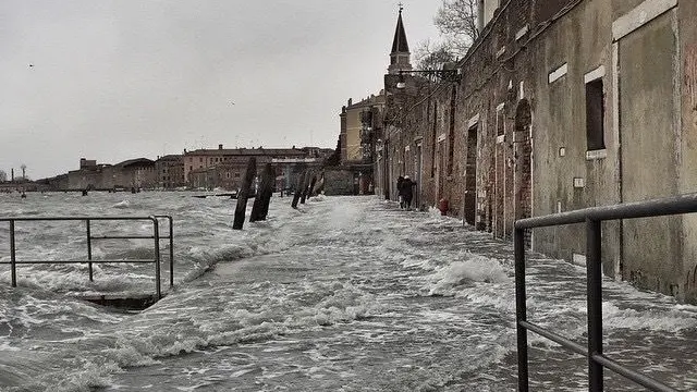 Acqua alta a Venezia