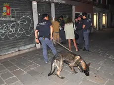 Controlli della polizia in Campo Santa Margherita
