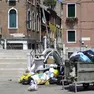 Rifiuti lasciati in campo S. Fosca a Venezia