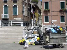 Rifiuti lasciati in campo S. Fosca a Venezia