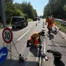 Il cantiere su Ponte della Libertà