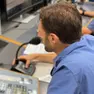 Un carabiniere in centrale operativa