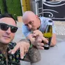 Da sinistra, Maicol con la vittima Jonny Vido