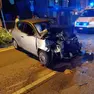 L'auto su cui viaggiavano i ragazzi (foto Bortoluzzi)