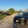Le auto coinvolte nello schianto (foto Bortoluzzi)