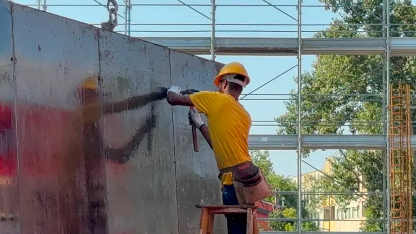 I cantieri per la nuova palestra