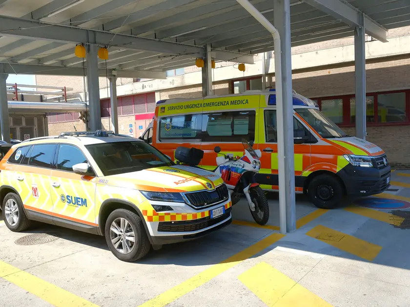 Sul posto gli operatori del Suem 118