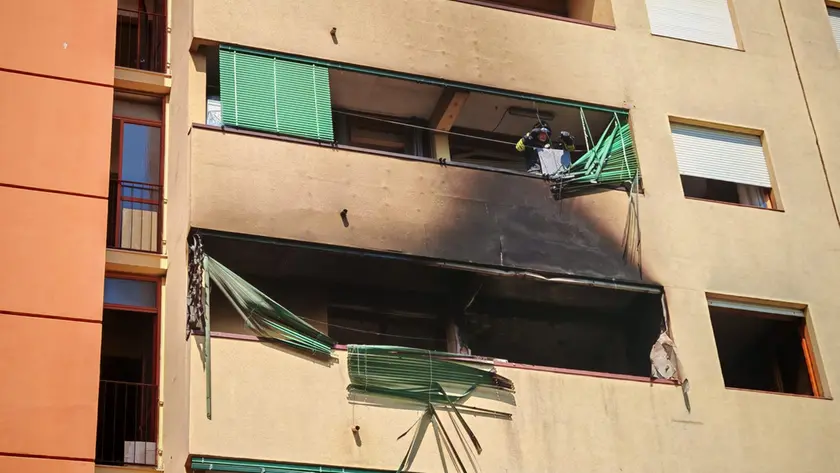 Incendio al quartiere Triestina 68 di Favaro
