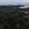 L'area dei Pili e sullo sfondo la laguna