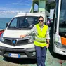 Serena Greggio da due anni è la postina del Lido, Pellestrina e San Pietro in Volta