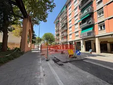 L'area del ritrovamento in via San Pio X a Mestre