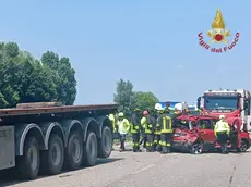 Un incidente sulla Romea