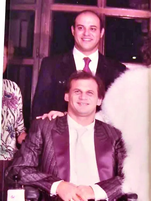 Lucio Veronese insieme al fratello Massimo in una vecchia foto