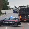 L'incidente che ha causato il blocco del traffico