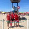 Jacopo Boscolo Sesillo, Marco Signoretto e Davide Zago, bagnini di Sottomarina