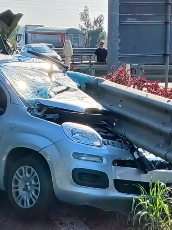 L'automobile coinvolta nell'incidente
