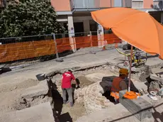 La cisterna medioevale scoperta durante i lavori in via San Pio X