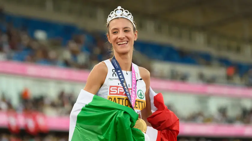 Nadia Battocletti dopo il successo sui 5000 metri agli Europei