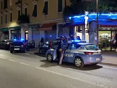 La polizia in via Piave a Mestre