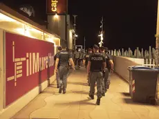 La polizia lungomare a Jesolo