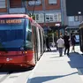 MESTRE -TRAM IN ARRIVO E PARTENZA-