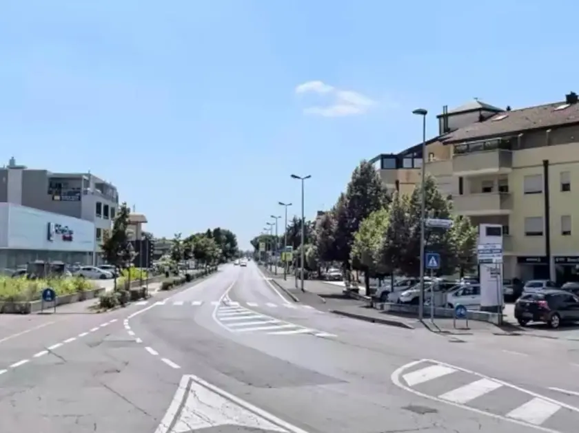 La via dove è avvenuto l’arresto del trentenne evaso dai domiciliari