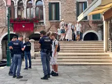 Controlli della polizia a Venezia