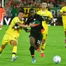 John Yeboah durante il match con il Modena dove è stato protagonista con un gol