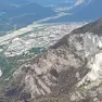 Il bosco bruciato sul monte Amariana