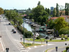 La zona dove è avvenuto lo scippo