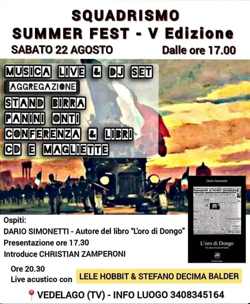 La locandina dell'evento