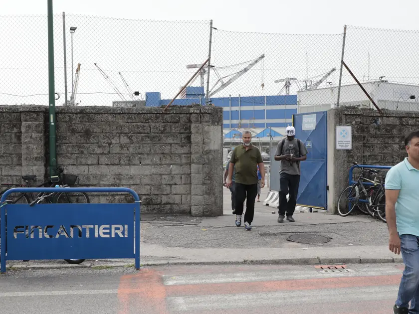 L'esterno di Fincantieri