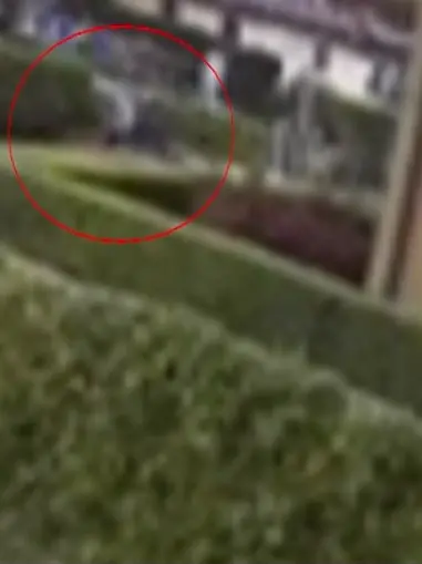 Un fotogramma del video che riprende l’aggressione