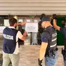 L'intervento della polizia di Stato
