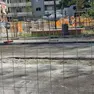 Il cantiere riaperto del nuovo capolinea dei bus in piazzale Europa a Sottomarina