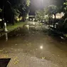 Una delle vie di Dolo Sud finita sott’acqua venerdì scorso