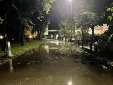 Una delle vie di Dolo Sud finita sott’acqua venerdì scorso