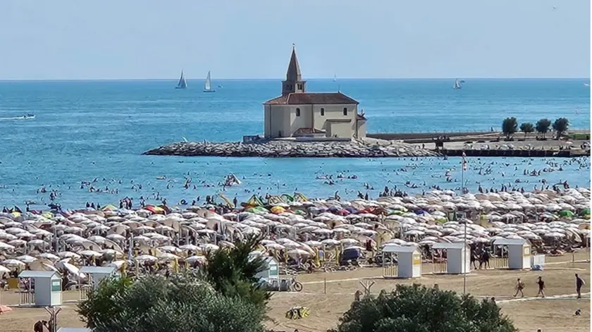 La spiaggia di Levante a Caorle