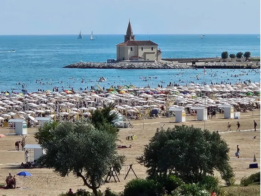 La spiaggia di Levante a Caorle