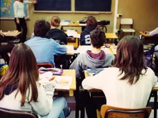 Udine, 7 luglio 2021. Studenti delle superiori in classe.