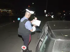 Un intervento notturno dei carabinieri