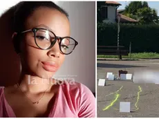 La vittima Mariama Barry e il luogo dell'incidente (foto Lorenzo Pòrcile)