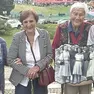 Giovanna, Santa, Anna e Caterina; nel riquadro, la foto del 1952
