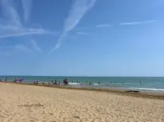 Il punto della spiaggia di Bibione davanti al quale si è verificata la tragedia