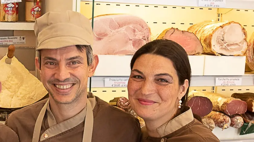 Filippo Aliani e lamoglie Francesca