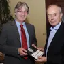 Renzo Tondo (a sinistra) con il padre di Eluana Englaro, Beppino, che ha presentato a Udine il libro sulla tragedia della figlia