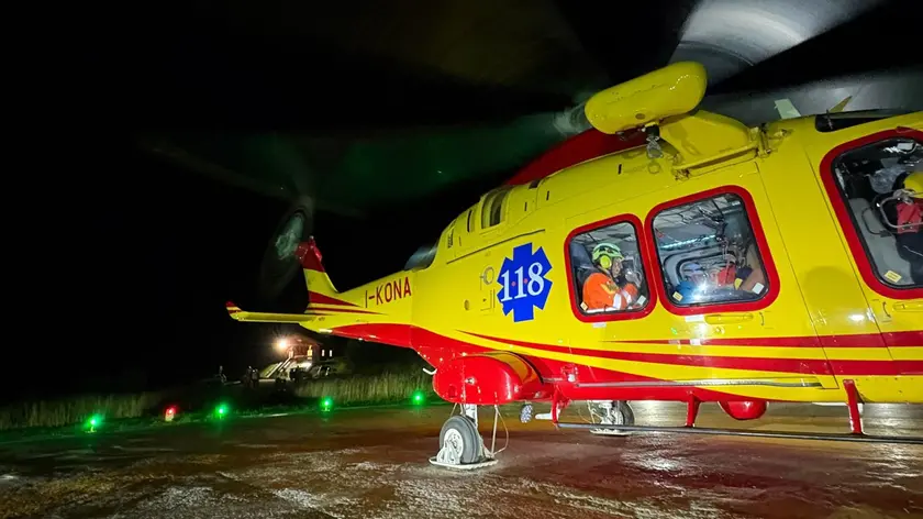 L'elisoccorso di TTreviso emergenza